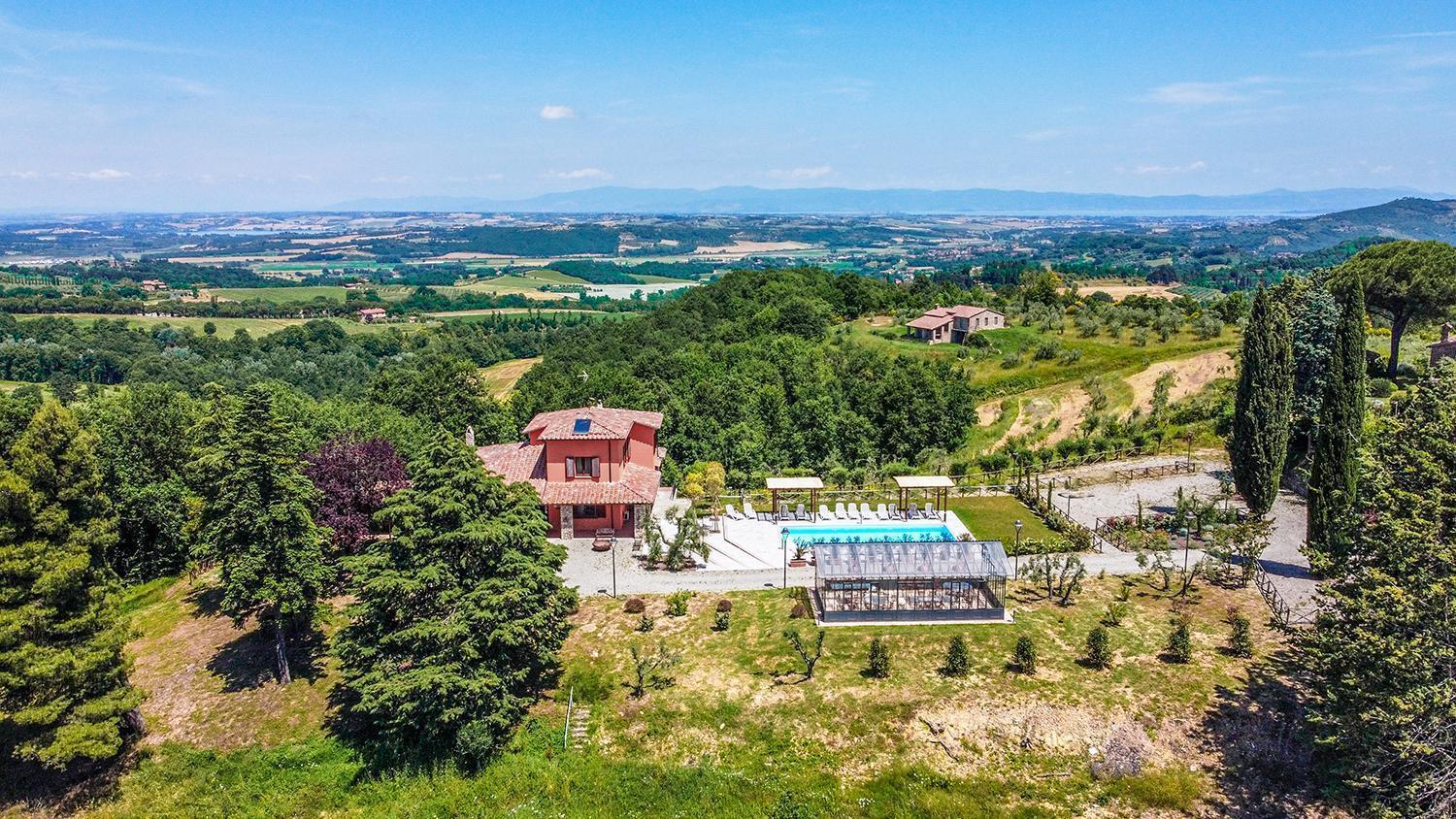 Villa La Pieve 皮耶韦城 外观 照片